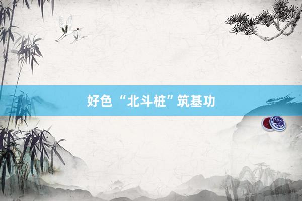 好色 “北斗桩”筑基功